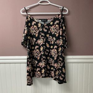 Lily Morgan floral off the shoulder top